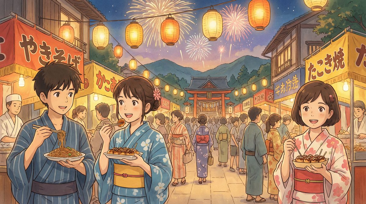 福利姬治愈系日常动漫-夏日祭物语